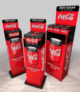 SOFT DRINK PROMOTIONS Cardboard displays