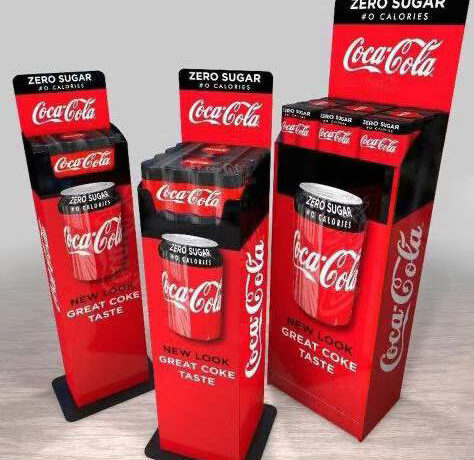 SOFT DRINK PROMOTIONS Cardboard displays